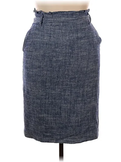 Pre-owned Ann Taylor Formal Skirt In Gray