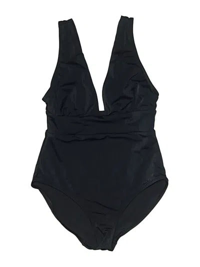 Pre-owned Andie One Piece Swimsuit In Black