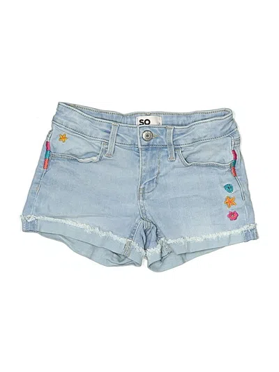 Pre-owned Sonoma Goods For Life Kids' Denim Shorts In Blue