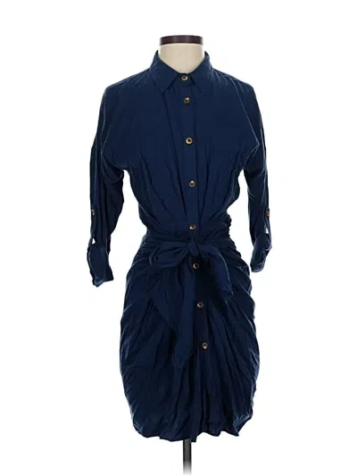 Pre-owned Lulus Casual Dress In Blue