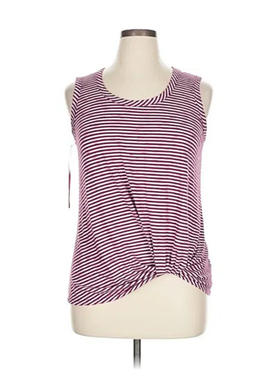 Pre-owned Nine Britton Sleeveless T-shirt In Burgundy