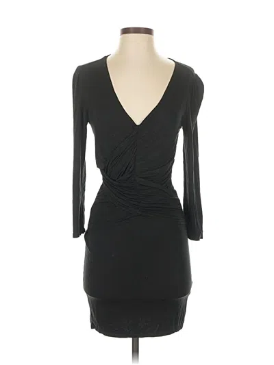 Pre-owned Armani Exchange Cocktail Dress In Black