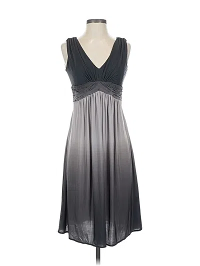 Pre-owned Dressbarn Cocktail Dress In Gray