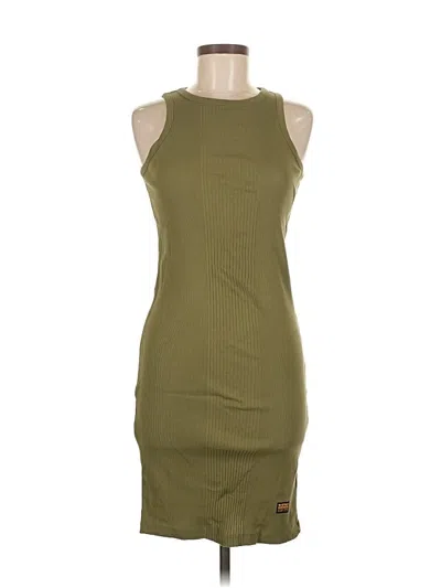 Pre-owned G-star Raw Casual Dress In Green