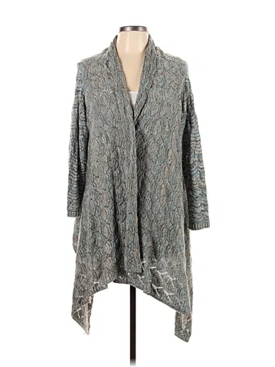Pre-owned Chico's Kimono In Gray