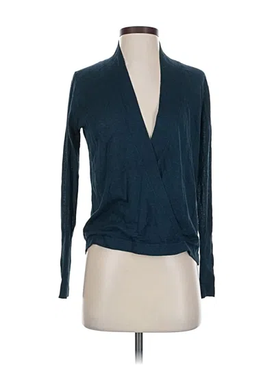 Pre-owned Zara Cardigan Sweater In Blue