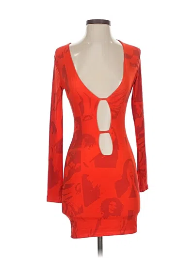Pre-owned Edikted Cocktail Dress In Red