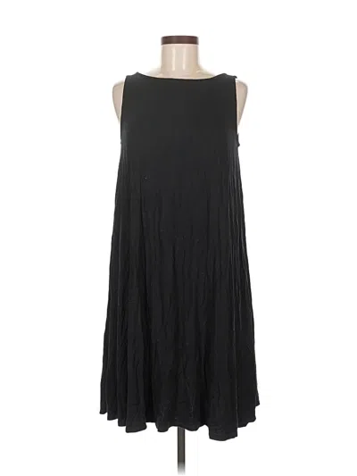 Pre-owned Eileen Fisher Casual Dress In Black