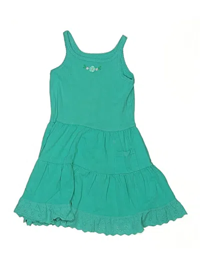 Pre-owned Carter's Kids' Dress In Blue