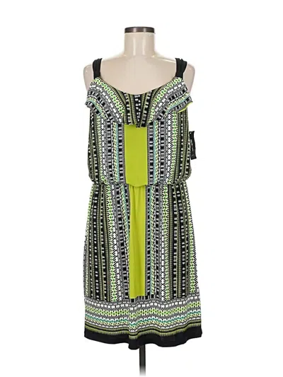 Pre-owned Style & Co Casual Dress In Green