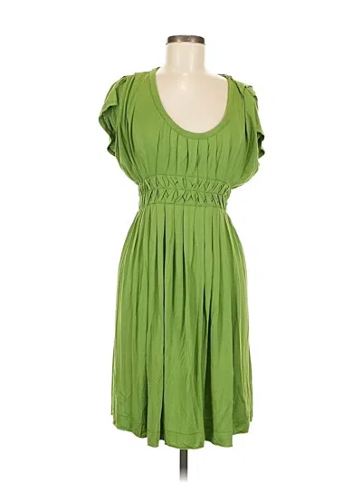 Pre-owned Max Studio Casual Dress In Green