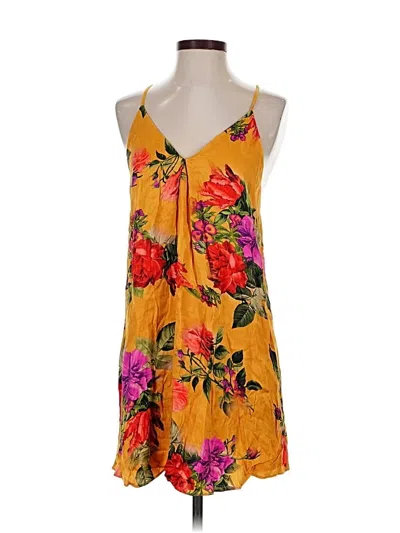Pre-owned Alice And Olivia Alice + Olivia Casual Dress In Yellow