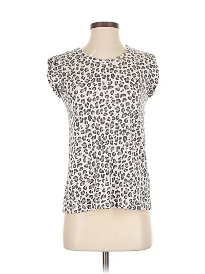 Pre-owned Banana Republic Factory Store Sleeveless T-shirt In White