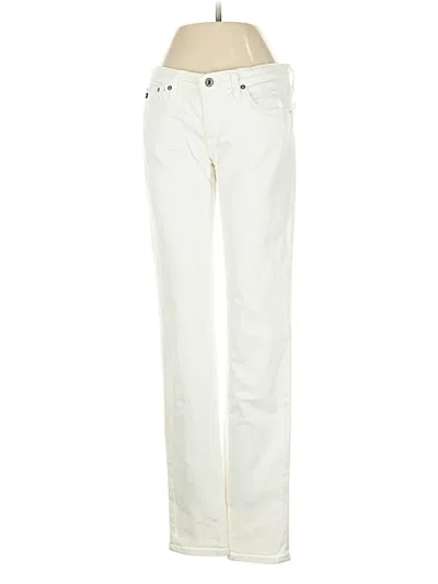 Pre-owned Adriano Goldschmied Jeans In White