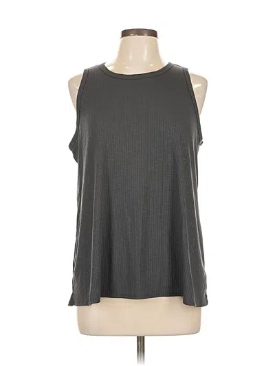 Pre-owned Old Navy Sleeveless Top Gray Halter Neckline Tops