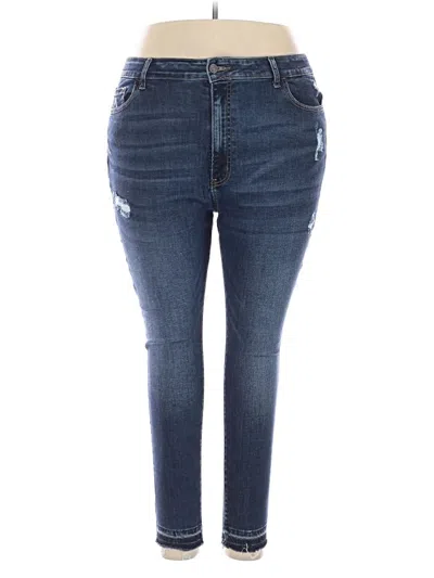 Pre-owned Zenana Jeans In Blue