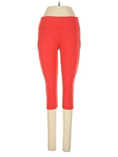 Pre-owned Lululemon Athletica Active Pants In Red