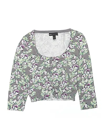 Pre-owned Mango Kids' Cardigan Sweater In Gray