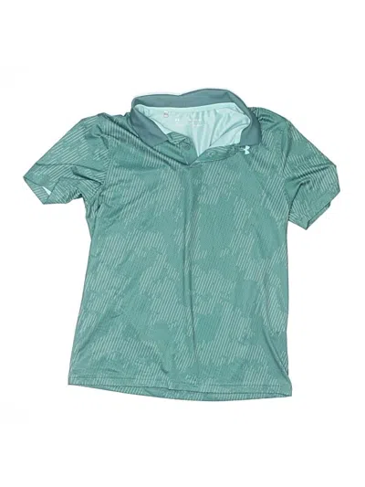 Pre-owned Under Armour Kids' Short Sleeve Polo Shirt In Blue