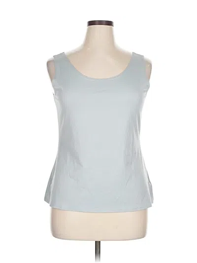 Pre-owned Van Heusen Sleeveless T-shirt In Gray