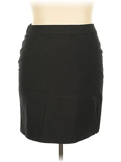 Pre-owned New York And Company Formal Skirt In Black