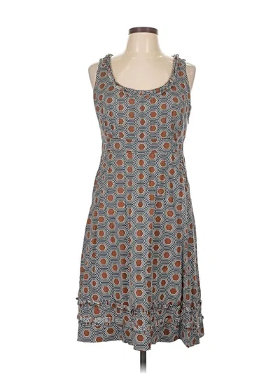 Pre-owned Tory Burch Casual Dress In Gray
