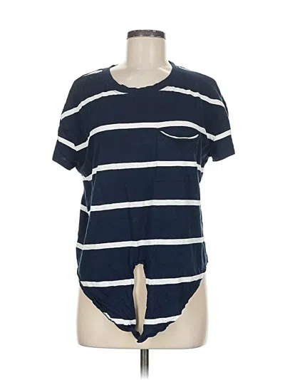 Pre-owned Caslon Short Sleeve T-shirt In Blue