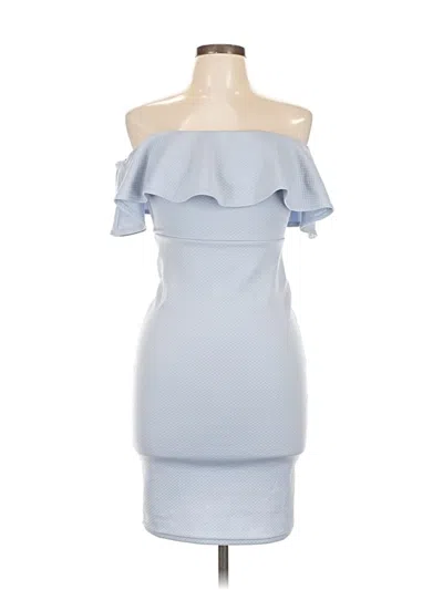 Pre-owned New Look Cocktail Dress In Blue