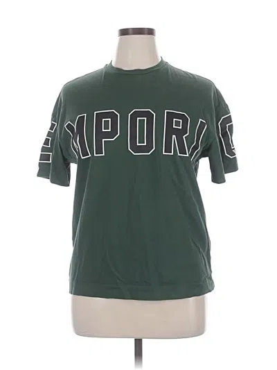 Pre-owned Emporio Armani Short Sleeve T-shirt In Green
