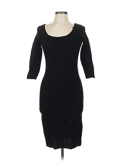 Pre-owned Bebe Cocktail Dress In Black