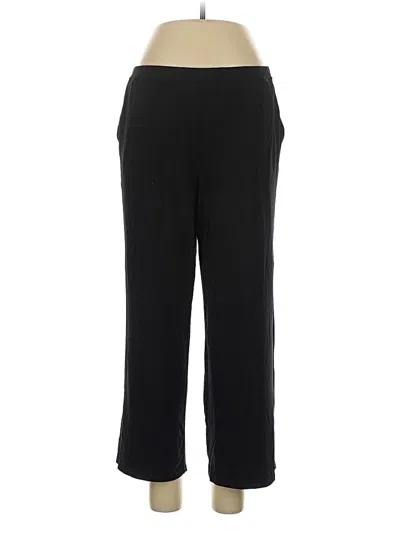 Pre-owned Joan Vass Jeggings In Black