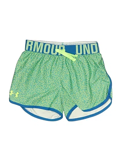 Pre-owned Under Armour Kids' Athletic Shorts In Green