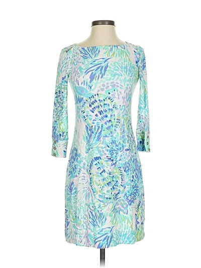 Pre-owned Lilly Pulitzer Cocktail Dress In Blue