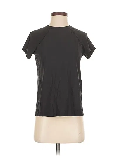 Pre-owned Athleta Short Sleeve T-shirt In Black