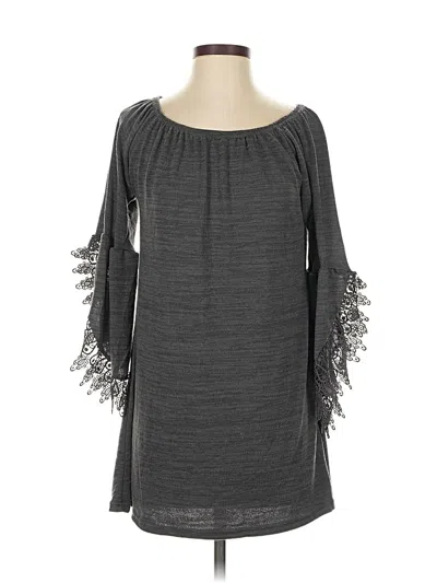 Pre-owned Assorted Brands Casual Dress In Gray