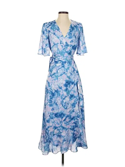 Pre-owned Adelyn Rae Cocktail Dress In Blue