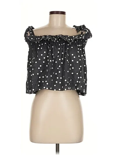 Pre-owned Dl1961 Sleeveless Blouse In Black