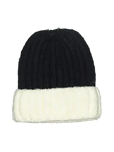 Pre-owned Forever 21 Beanie Hat In Black