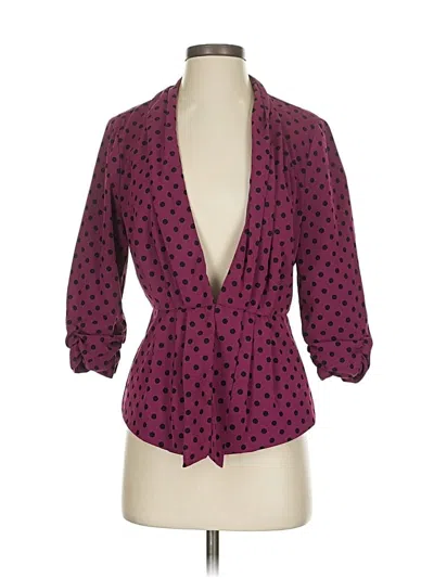 Pre-owned Elle Blazer Jacket In Purple
