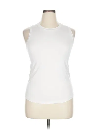 Pre-owned Crz Yoga Sleeveless T-shirt In White