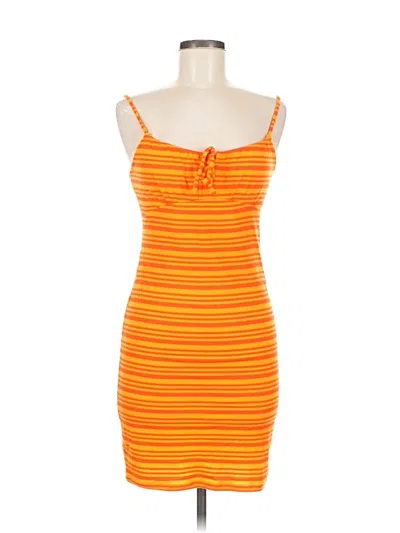 Pre-owned Noisy May Cocktail Dress In Orange