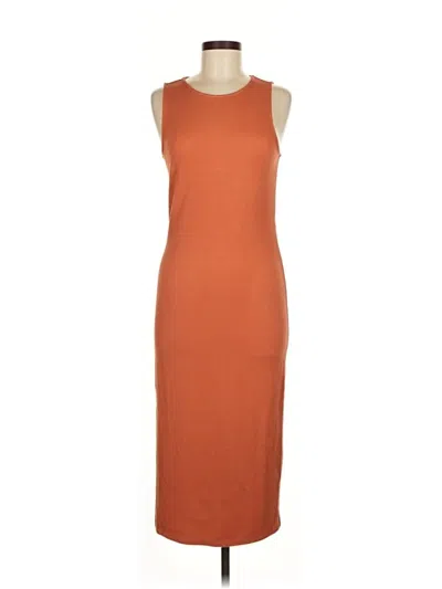 Pre-owned Assorted Brands Casual Dress In Orange