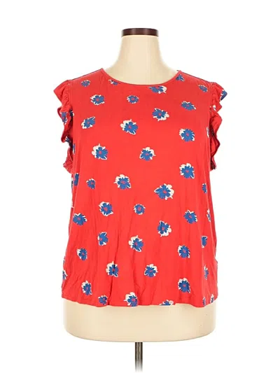 Pre-owned Draper James Sleeveless T-shirt In Red