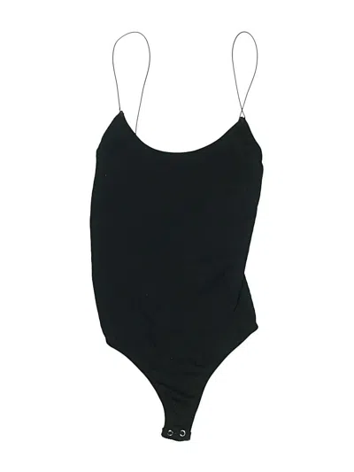 Pre-owned Aqua Bodysuit In Black