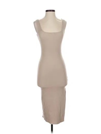 Pre-owned Miou Muse Cocktail Dress In Brown