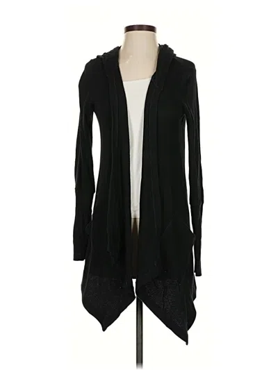 Pre-owned Splendid Cardigan Sweater In Black