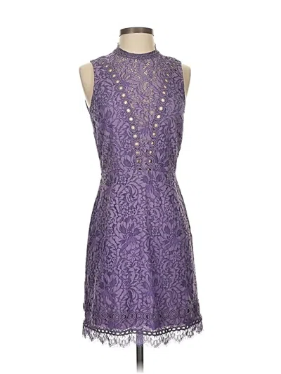Pre-owned Saylor Cocktail Dress In Purple