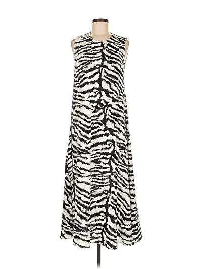 Pre-owned Victor Alfaro Collective Casual Dress In White