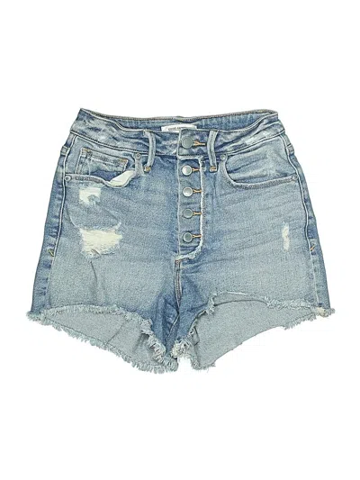 Pre-owned Good American Denim Shorts In Blue