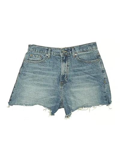 Pre-owned Bdg Denim Shorts In Blue